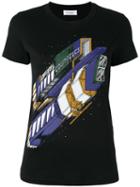 Courrèges - Printed T-shirt - Women - Cotton - 1, Black, Cotton