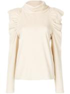 Mih Jeans Spider Blouse - Nude & Neutrals