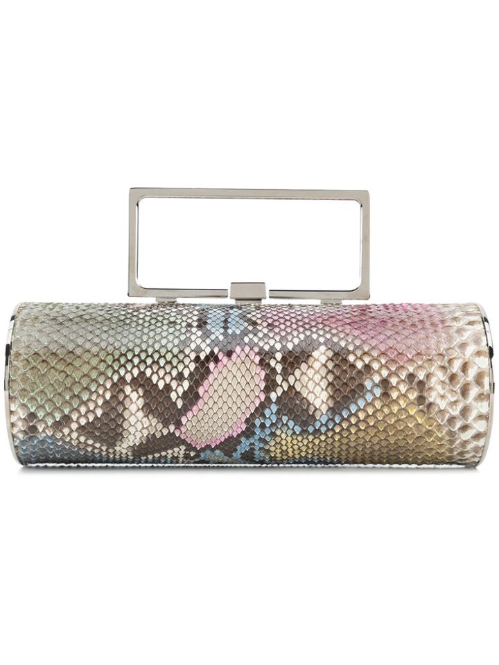 Elisabeth Weinstock Pastel Snake Clutch - Multicolour