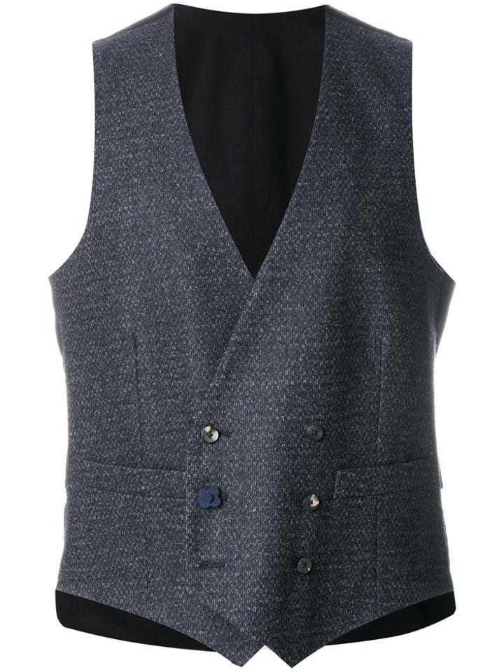 Lardini Classic Waistcoat - Blue