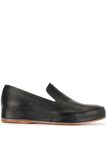 Feit Round Toe Loafers - Black