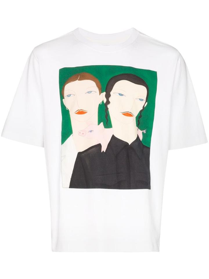 Pronounce Artist Collaboration Print T-shirt - White