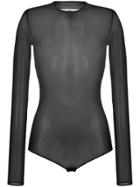 Maison Margiela Sheer Bodysuit - Black