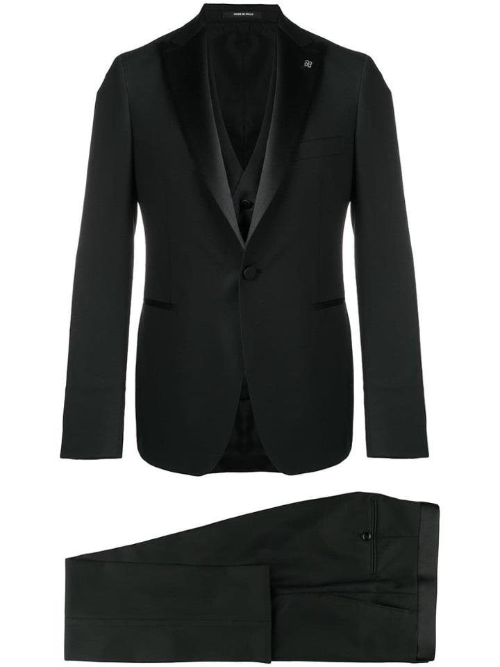 Tagliatore Classic Tuxedo Suit - Black
