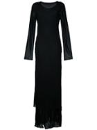 Comme Des Garçons Vintage Sheer Double Layer Dress - Black