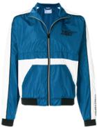 Andrea Crews Colour-block Zipped Jacket - Blue