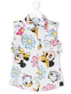 Monnalisa - Disney Print Sleeveless Shirt - Kids - Cotton - 3 Yrs, White