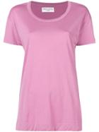 Officine Generale Loose Fit T-shirt - Pink & Purple