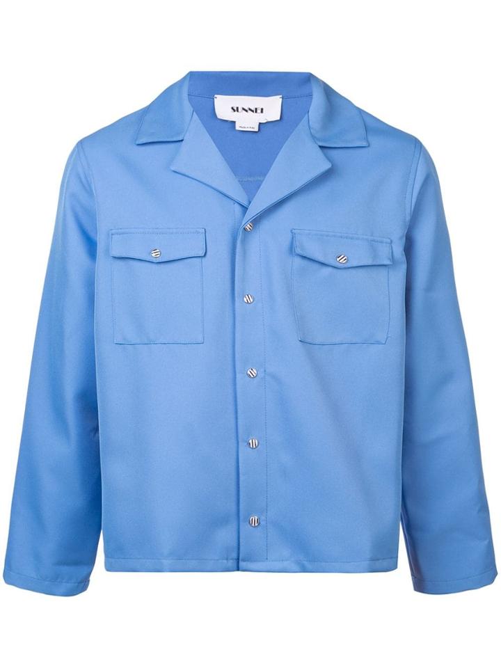 Sunnei Chest Pocket Shirt - Blue