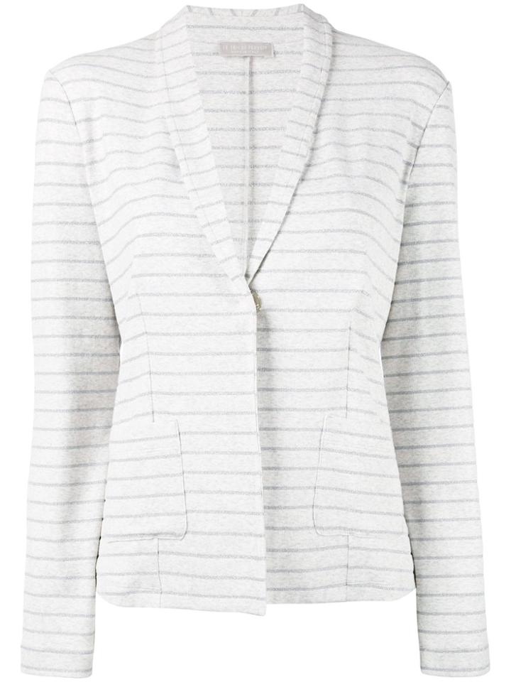 Le Tricot Perugia Striped Blazer - Unavailable