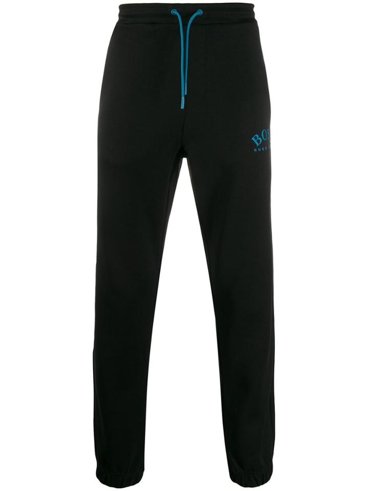 Boss Hugo Boss Embroidered Logo Track Trousers - Black