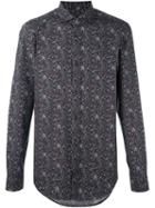 Z Zegna Floral Print Shirt, Men's, Size: 41, Cotton