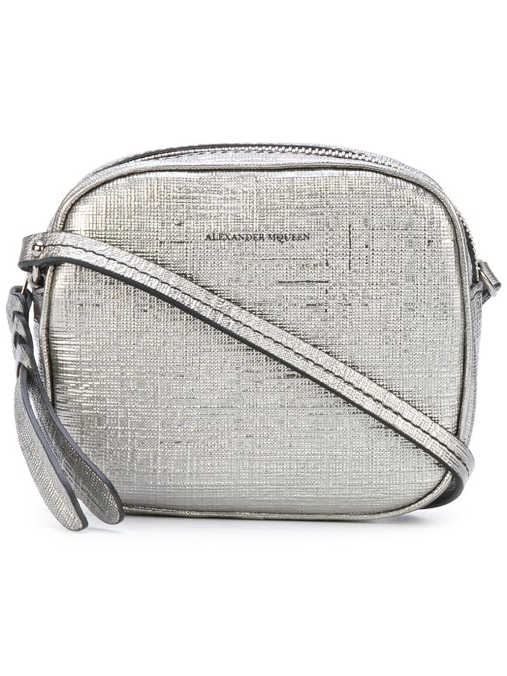 Alexander Mcqueen Zipped Crossbody Bag - Grey