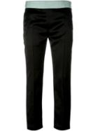 Haider Ackermann Grosgrain Waistband Trousers, Women's, Size: 38, Black, Cotton/cupro/viscose