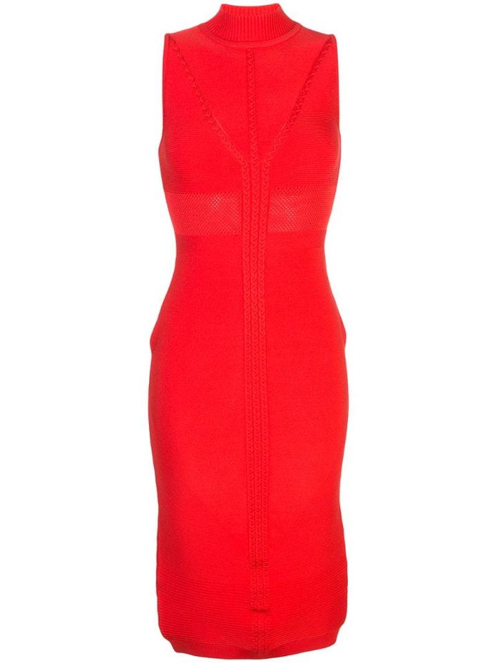 Cushnie High Neck Pencil Dress - Pink