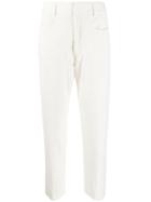 Haider Ackermann Cropped Corduroy Trousers - White