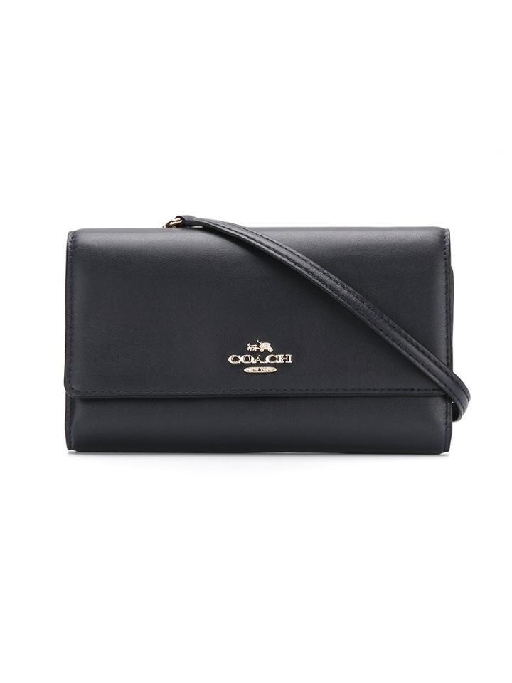 Coach Coach 65558 Linav Leather/fur/exotic Skins->leather, Women's, Blue
