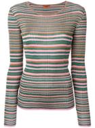 Missoni Striped Knitted Top - Multicolour