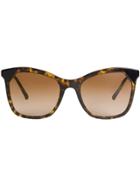 Burberry Tortoiseshell Square Frame Sunglasses - Brown