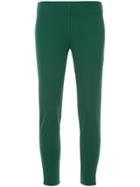 Joseph Cropped Skinny Trousers - Green