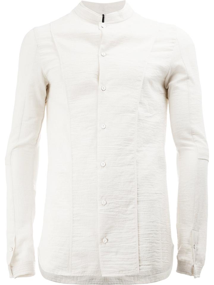 Masnada Fitted Button Shirt - Yellow & Orange