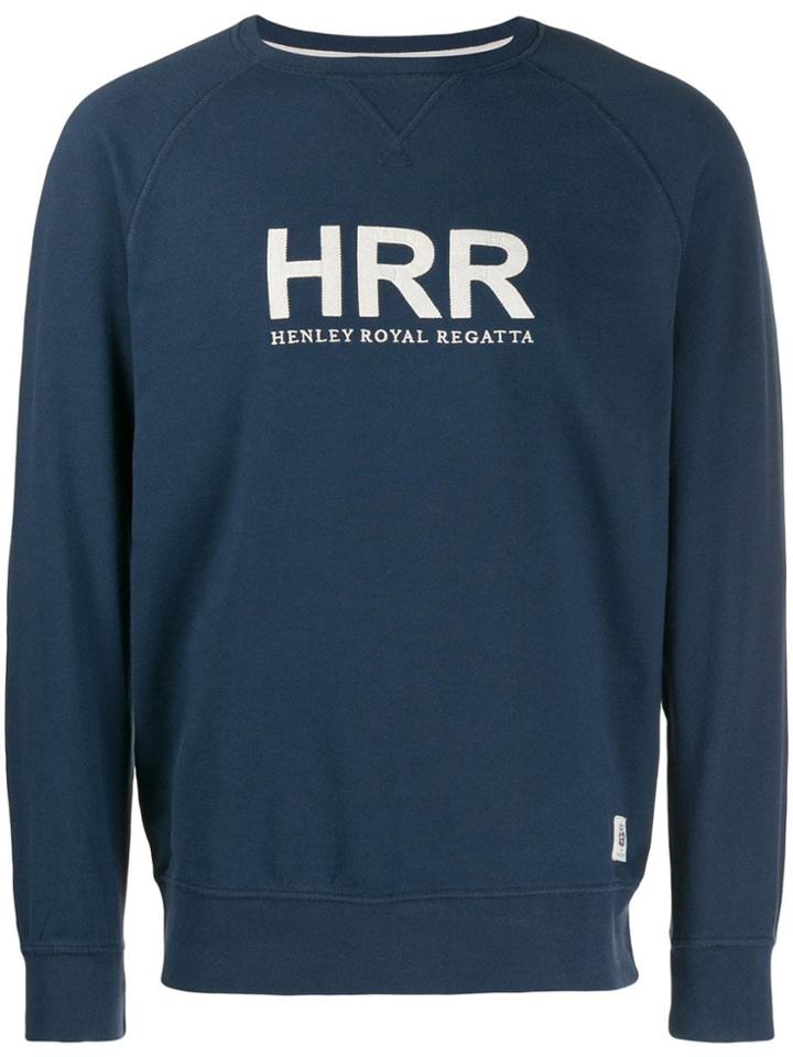 Hackett Hrr Print Sweatshirt - Blue