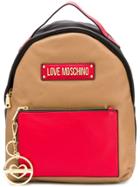 Love Moschino Panelled Backpack - Black