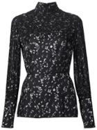 Rag & Bone /jean Cut-out Detail Blouse - Black