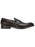 Henderson Baracco Classic Penny Loafers, Men's, Size: 42, Brown, Calf Leather/leather