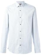 Michael Kors Textured Shirt, Men's, Size: Large, Grey, Cotton