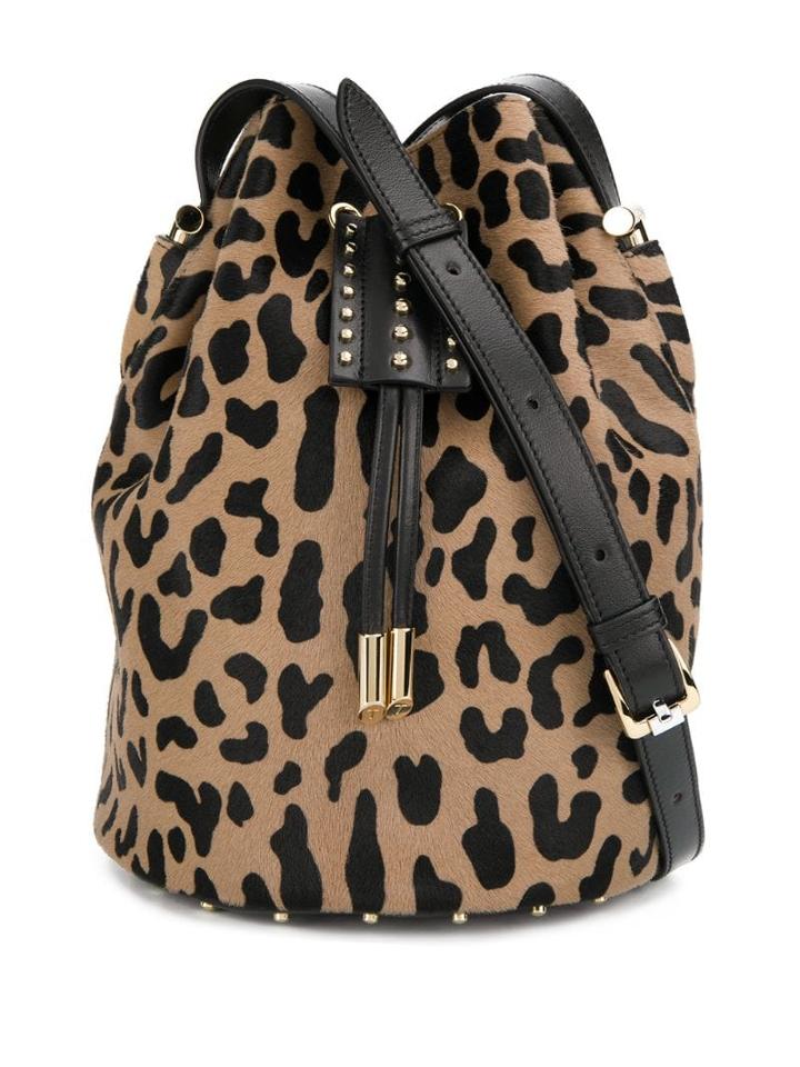 Tod's Cheetah-print Bucket Bag - Neutrals