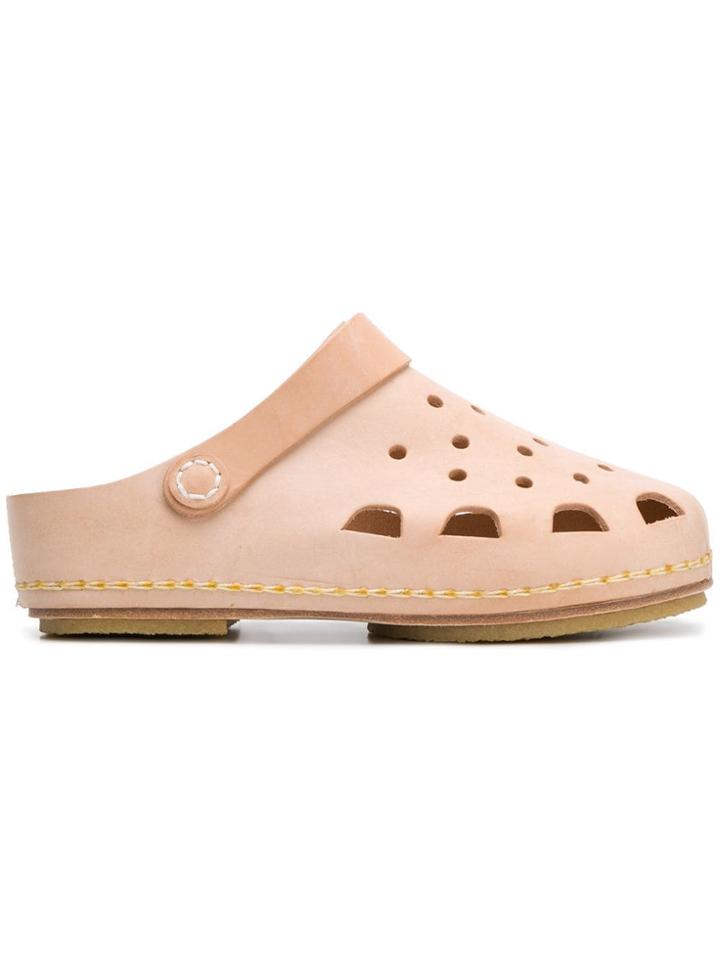 Hender Scheme Perforated Clogues - Neutrals