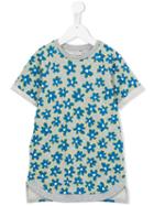 Stella Mccartney Kids Floral Print Dress, Toddler Girl's, Size: 3 Yrs, Grey