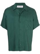 Rochambeau Pocketed Short Sleeve Shirt - Green