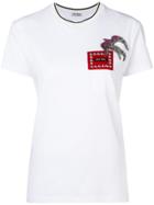 Miu Miu Embellished T-shirt - White