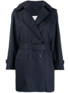 Mackintosh Muie Ink Cotton Short Trench Coat Lm-1012fd - Blue
