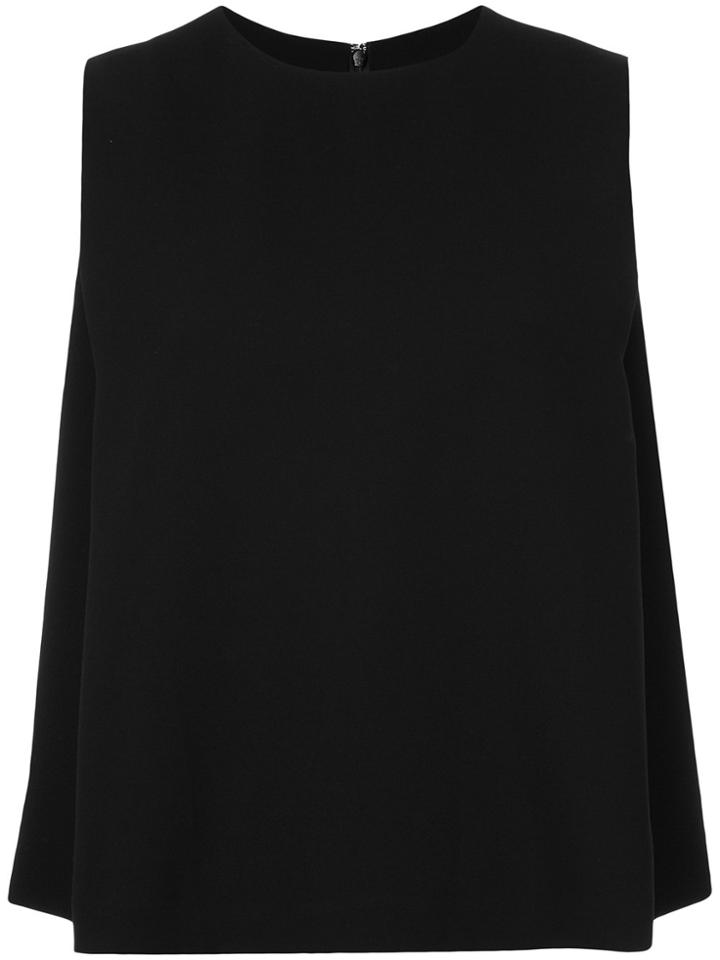 Le Ciel Bleu Asymmetric Tank Top - Black
