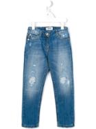 Moschino Kids - Distressed Jeans - Kids - Cotton - 8 Yrs, Blue