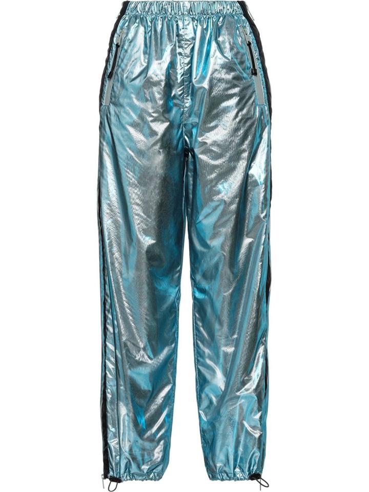 Prada Irisé Trousers - Blue