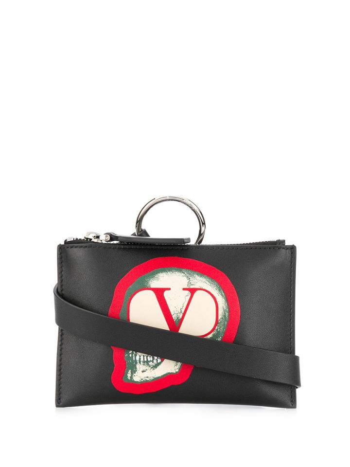 Valentino X Undercover Valentino Garavani Go Skull Pouch - Black
