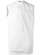 Rick Owens Drkshdw Collared Tank Top - White