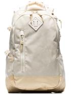Visvim White Cordura 20l Leather Trim Backpack - Neutrals