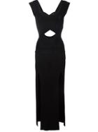 Emilio Pucci Cut-out Ribbed Knit Dress