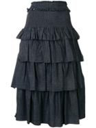 See By Chloé Tiered Skirt - Blue
