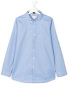 Burberry Kids - Button Down Shirt - Kids - Cotton - 14 Yrs, Blue