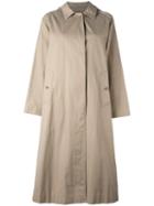 Burberry Vintage Long Line Trench Coat, Women's, Size: 36, Nude/neutrals
