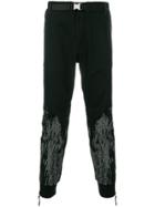 Diesel Printed Tapered Trousers - Black