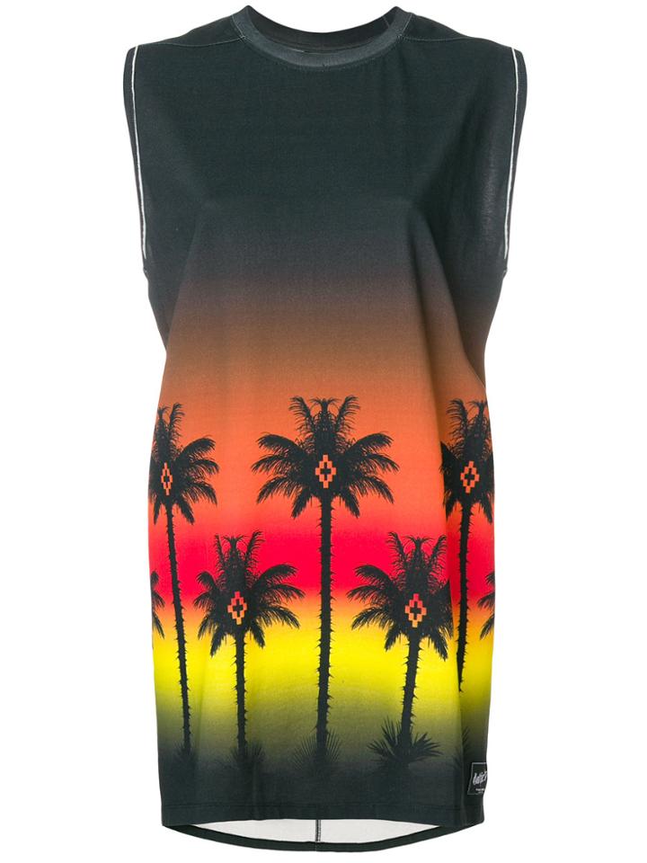 Marcelo Burlon County Of Milan Palms Tank Dress - Multicolour