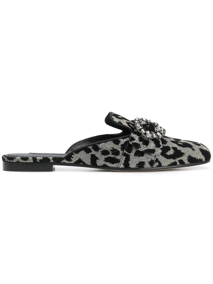 Dolce & Gabbana Jackie Slippers - Metallic
