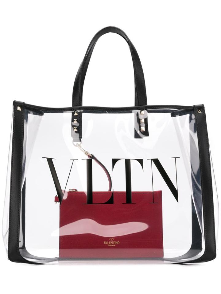 Valentino Valentino Garavani Small Plage Tote - Black